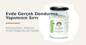 Evde Gerçek Dondurma Yapımının Sırrı: %100 Doğal Bucak Salebi