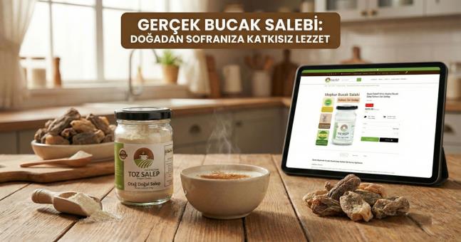 Doğadan Sofranıza: Taş Değirmende Öğütülmüş %100 Saf Bucak Salebi